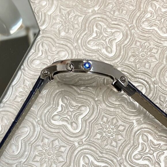 DMQ Diamonique CZ Bezel Moon Phase Multifunction Ladies Watch main image 16